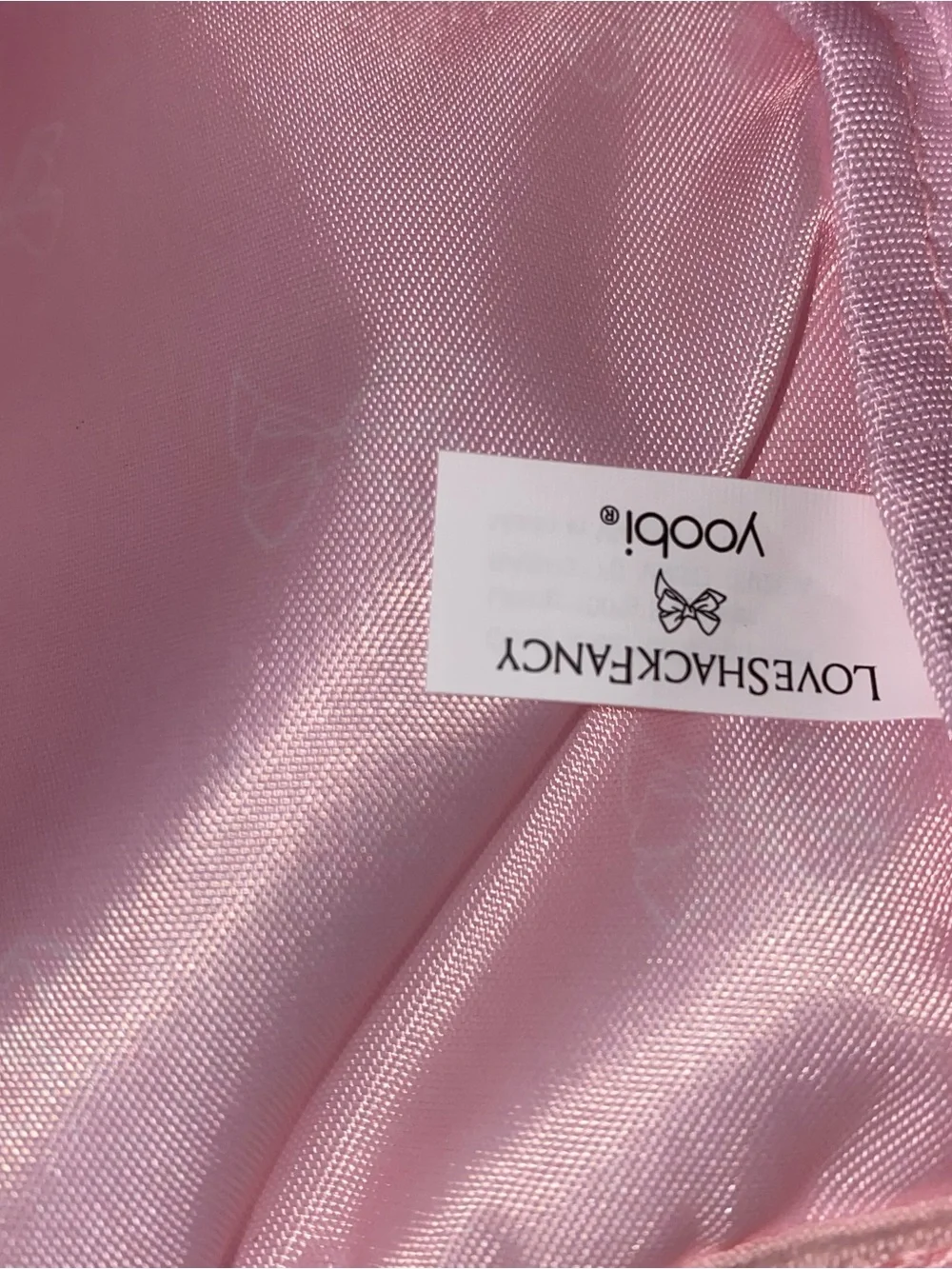 LoveShackFancy x Target - Yoobi Ribbon Rosa Backpack Sterling Dusk New